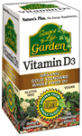 Nature's Plus Source of Life Garden Vitamin D3